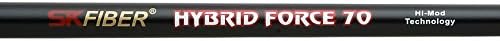 SK Fiber Hybrid Force 70 Graphite Matte Black - Wood L