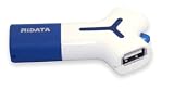 Ridata EZ Yego 2-port 4GB Flash USB Drive with Built-in Hub (Blue)
