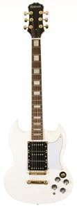 Badaax Sg3 Custom Electric Guitar With Free Case In White