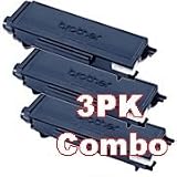 3-Pack Brother TN550/TN580 Compatible Toner Cartridge Black for Brother HL5200 / HL5250DN / HL5240 /