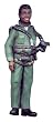 Patriotic African American Man USA Air Force Christmas Ornament #W9747