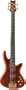 Schecter Stiletto Studio-5 Electric Bass (5 String, Left Handed, Honey Satin)
