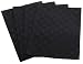Reflections Placemats 4-Pack, Black