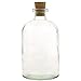13.5oz Clear Recycled Glass Apothecary Bottle