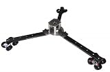Tripod Dolly with Pivoting Wheels for Curved or Straight Track