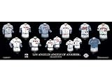 Los Angeles Angels of Anaheim 10 x 30 Uniform History Plaque