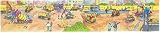 Construction Site Giant 34 Large Pieces Floor Puzzle (Over 5 Feet Long)