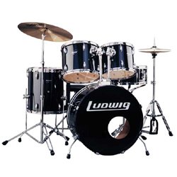 Ludwig Accent Combo 5 Piece Drum Set - Wine