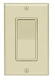 LEVITON L01-05673-02I DECORA 3-WAY GROUNDING SWITCH W/WALLPLATE