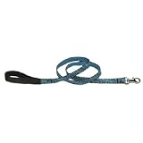 Lupine 'New Wave' 3/4' Padded Handle Lead (Blue and green, 6')