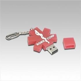 MEDICAL ALERT I.D. USB MEDICAL RECORDS KEY CHAIN CHIP