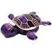 Jeweled Purple Turtle Trinket Box