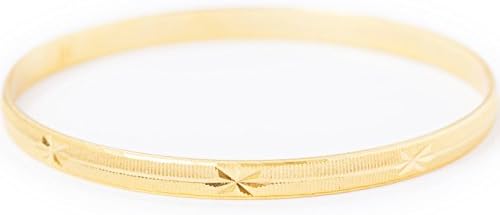 Nour Amira 18K Gold Plated Dubai Style Bangle Bracelet x Madelyn