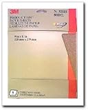 3M Production Sheet, 9 in x 11 in, Grade 80D, Pack of 5 Sheets