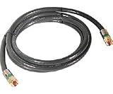 Zenith - ZENITH ZDS-5202 Quad Shield RG6 Video Cable with Connectors - 6 Feet