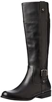 Big Sale Best Cheap Deals AK Anne Klein Women's Ciji Riding Boot, Black Leather, 8.5 M US