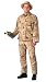 Tri-Color Desert Camouflage SWAT Cloth BDU Pants