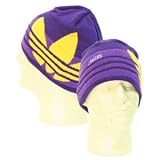 Los Angeles Lakers NBA Adidas Trefoil Purple Knit Beanie Hat