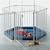 BabyDan Babyden White Playpen with Grey Playmat