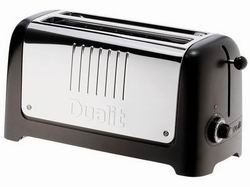 Dualit 45375 Lite 4-Slice Toaster, Soft Touch Black