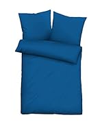 Biberna Juego De Funda Nórdica Gots Bio-Satin (Azul Petróleo)