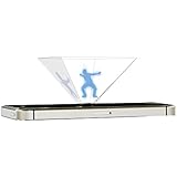 HOLOQUAD HOLOGRAPHIC PROJECTOR PYRAMID 3D CELL MOBILE SMART PHONE HOLOGRAM IPHONE SAMSUNG LG HTC HQ1