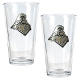 Purdue Boilermakers 2pc Pint Ale Glass Set NCAA College Athletics