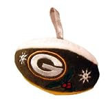 Green Bay Packers Mini Plush Football Christmas Treen Ornament