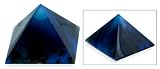 Blue agate pyramid 3 W 3 L