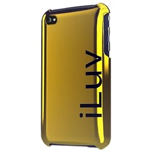iLuv SENTINEL Metallic Case for iPhone 4 (Gold)
