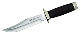 Puma Messer  IP Leather-Scout, 440 C, Ledergriff, Neusilberbeschl&auml;ge, Lederscheide, -Nr.300915 Gr.G