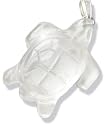 Healing Crystal Quartz Gemstone Turtle Pendant
