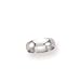 Jewelry : 10k White Gold 6mm Traditional Men's Wedding Band