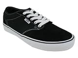 Vans Men’s VANS ATWOOD SKATE SHOES 10 (BLACK/WHITE)