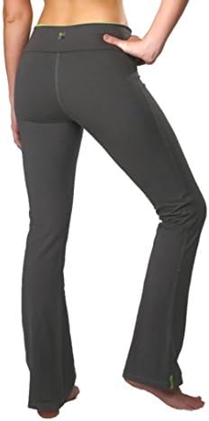 Yoga City Women's New York Boot Yoga Pant (Graphite, M)