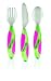 Munchkin Mighty Grip Utensil Set, Assorted