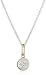 Mizuki Petite Silver and Diamond Evil Eye Necklace, 16