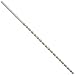 Dormer A978 Cobalt Steel Extra Long Length Drill Bit, Parabolic Flute, PFX Style, Uncoated (Bright) Finish, Round Shank, 130 Degree Point Angle