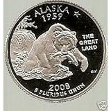 2008-S - ALASKA - GEM PROOF - STATE QUARTER