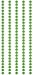 Crystal Stickers Elements 3mm Round: Green