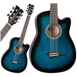Dean Playmate Small Acoustic Guitar with Gig Bag, 37-inch Cutawawy