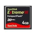 SanDisk SDCFX3-004G-A31 4GB Extreme III CF Card