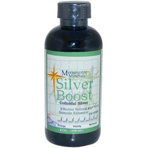Morningstar Minerals, Silver Boost Colloidal Silver, 4 oz (118 ml)