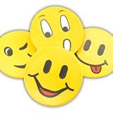 Poly Smiley Faces Spots Set of 4 (SET)
