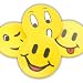 Sporting Goods : Poly Smiley Faces Spots Set of 4 (SET)