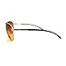 Silver HD Vision Aviator Sunglasses