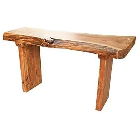 Western Wood Console Table by