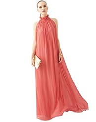 Sleeveless  Full Length Chiffon Checkered Print Maxi Dress  With Ruffles