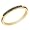 1/10 CT Black Diamond Wedding Band 14K Yellow Gold In Size 5 (Available In Sizes 5 - 10)