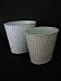 Gisela Graham Blue Gingham Decorative Planter